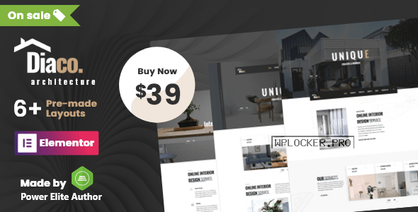 Diaco v1.5 – Architecture & Interior Design Elementor WordPress Theme