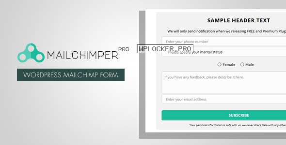 MailChimper PRO v1.8.3.1 – WordPress MailChimp Signup Form Plugin