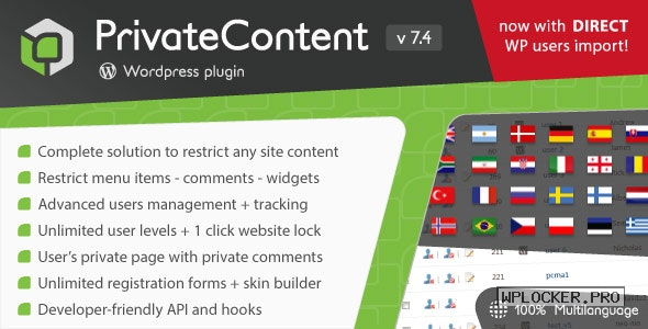 PrivateContent v7.44 – Multilevel Content Plugin