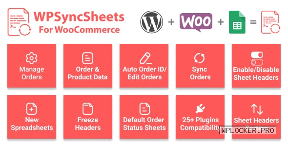 WooSheets v5.8 – Manage WooCommerce Orders with Google Spreadsheet
