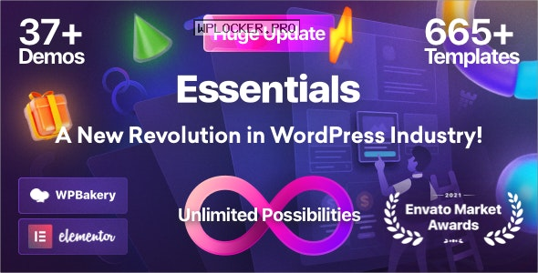 Essentials v2.0.3 – Multipurpose WordPress Theme