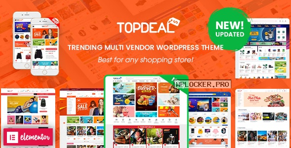 TopDeal v2.1.3 – Multi Vendor Marketplace Elementor WooCommerce WordPress Theme