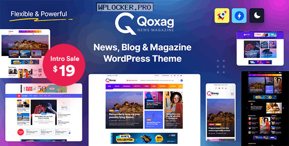 Qoxag v1.0.6 – WordPress News Magazine Theme