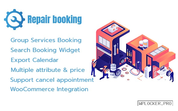 Repair Booking v1.24 – WordPress booking system for repair service industries