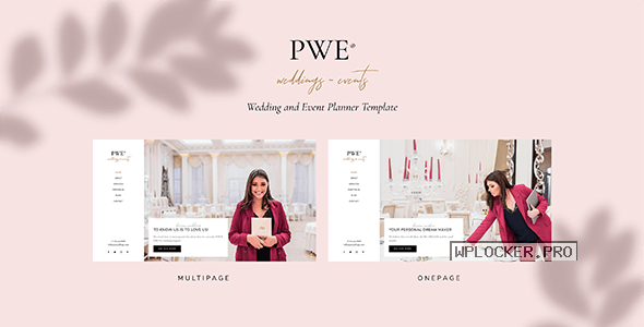 PWE v1.0 – Wedding and Event Planner Template