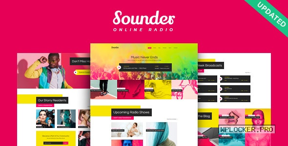 Sounder v1.3.0 – Online Radio WordPress Theme