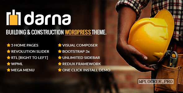 Darna v1.3.0 – Building & Construction WordPress Theme