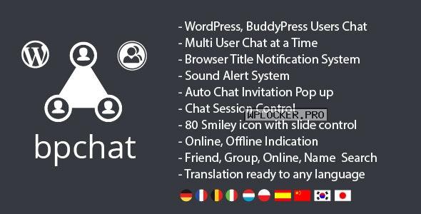 WordPress, BuddyPress Users Chat Plugin v2.0.3