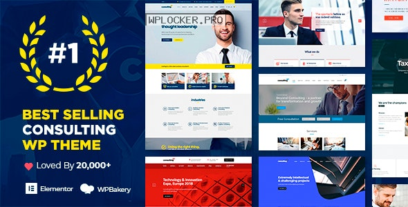 Consulting v6.1.5 – Business, Finance WordPress Theme