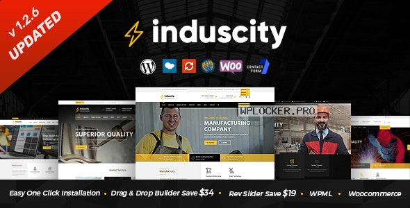Induscity v1.2.6 – Factory and Manufacturing WordPress Theme