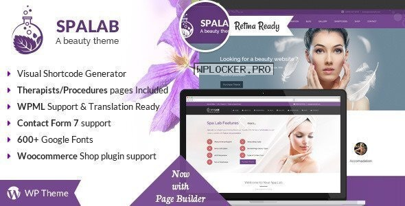 Spa Lab v5.2 – Beauty Salon WordPress Theme