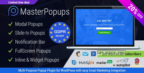 Master Popups v3.7.1 – Popup Plugin for Lead Generation