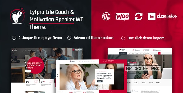 Lyfpro v1.2 – Life Coach WordPress Theme