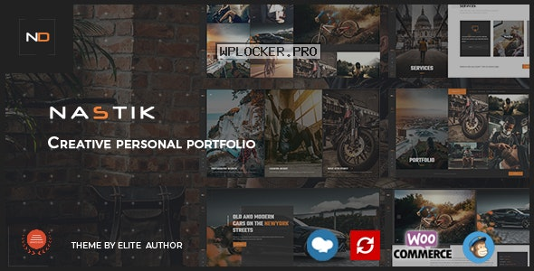 Nastik v4.0 – Creative Portfolio WordPress Theme NULLED