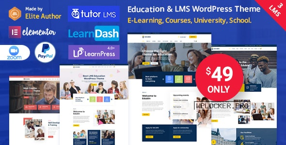 Edubin v8.10.22 – Education LMS WordPress Theme