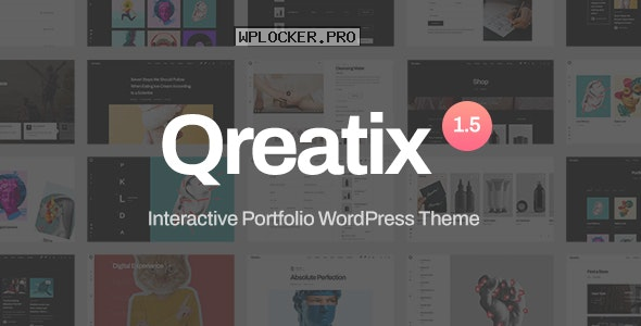 Qreatix v1.5.4 – Interactive Portfolio WordPress Theme