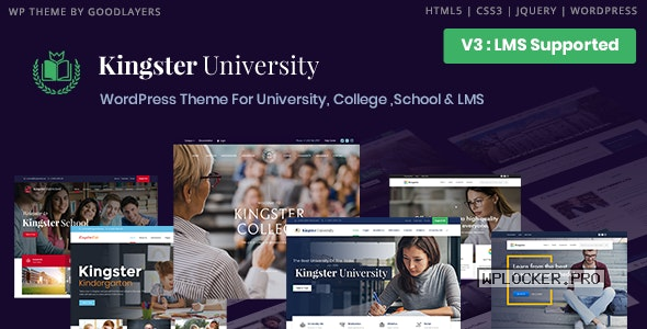 Kingster v3.1.1 – Education WordPress For University, College and School