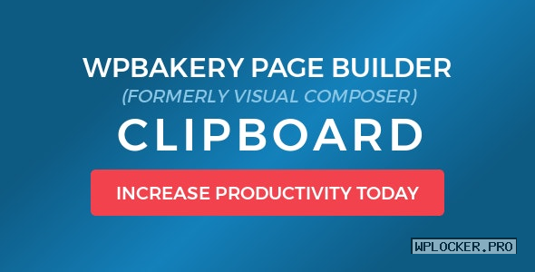 WPBakery Page Builder (Visual Composer) Clipboard v4.6.0