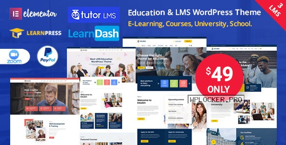 Edubin v6.9.31 – Education LMS WordPress Theme
