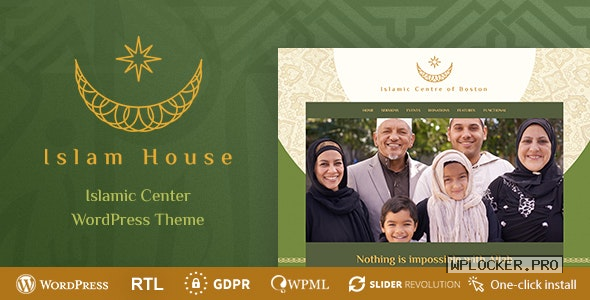 Islam House v1.0.5 – Mosque and Religion WordPress Theme