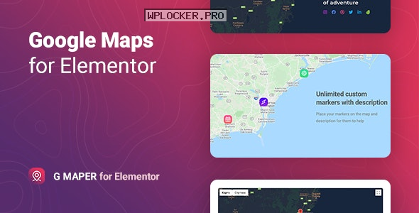 GMaper v1.0 – Google Maps for Elementor