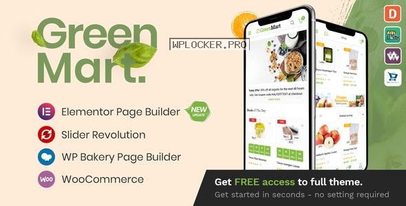 GreenMart v3.1.0 – Organic & Food WooCommerce WordPress Theme