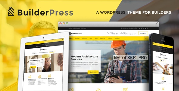 BuilderPress v1.2.4 – WordPress Theme for Construction