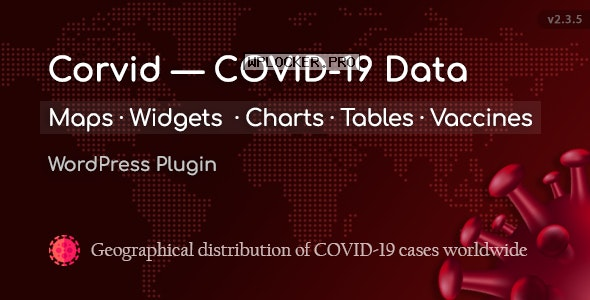 COVID-19 Coronavirus v2.3.5 – Live Map WordPress Plugin