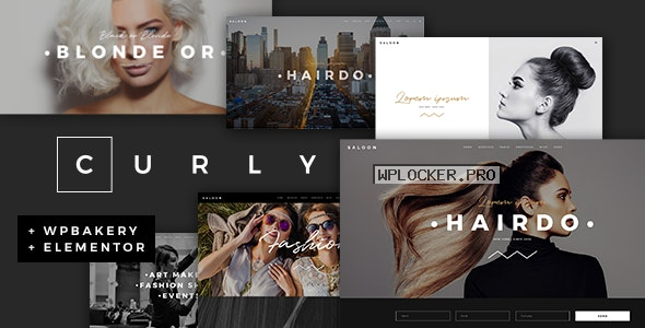 Curly v2.6 – A Stylish Theme for Hairdressers and Hair Salons