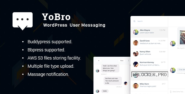 YoBro v2.3 – WordPress Private Messaging Plugin