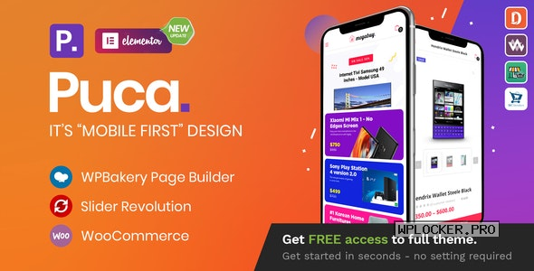 Puca v2.4.6 – Optimized Mobile WooCommerce Theme