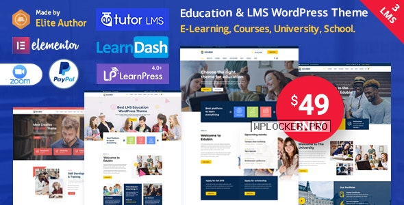 Edubin v8.11.6 – Education LMS WordPress Theme