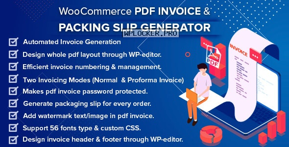 WooCommerce PDF Invoice & Packing Slip Generator v2.0.3
