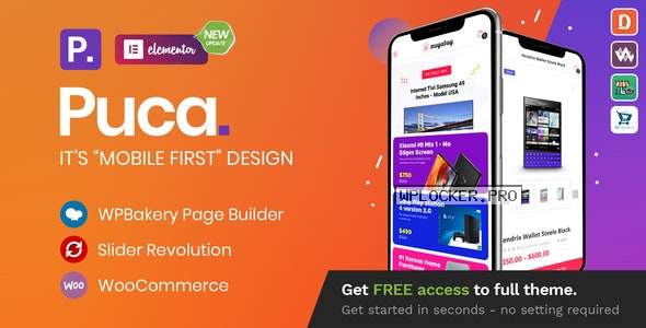 Puca v2.4.8 – Optimized Mobile WooCommerce Theme
