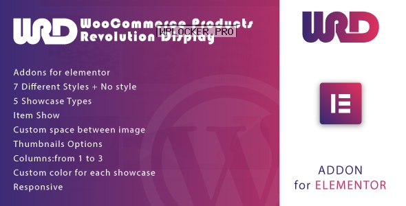 Woocommerce Products Revolution Display for Elementor v1.0.0