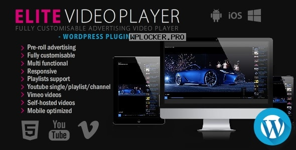 Elite Video Player v6.7.0 – WordPress plugin