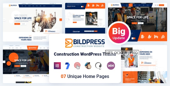 BildPress v1.1.7 – Construction WordPress Theme + RTL