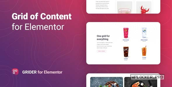 Grider v1.0.0 – Grid of Content and Products for Elementor