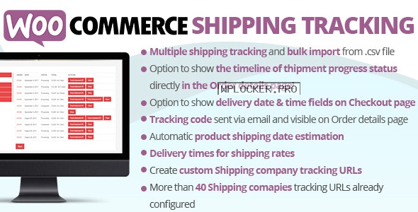 WooCommerce Shipping Tracking Plugin v30.6