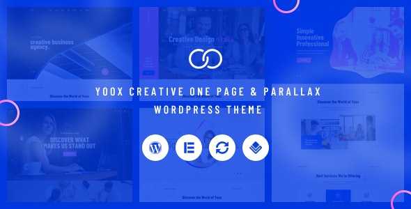 Yoox v1.0 – Creative One Page & Parallax WordPress Theme