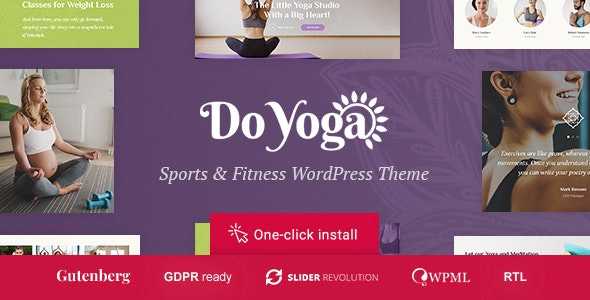 Do Yoga v1.1.1 – Fitness Studio & Yoga Club WordPress Theme