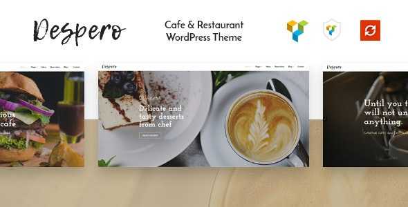 Despero v1.2 – Cafe & Restaurant WordPress Theme