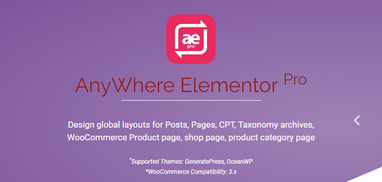 AnyWhere Elementor Pro v2.21.3 – Global Post Layouts