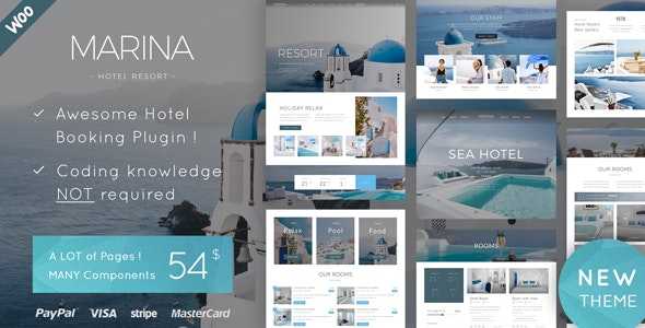 Marina v1.4 – Hotel & Resort WordPress Theme