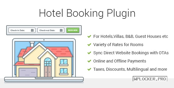 Hotel Booking v3.9.14 – Property Rental WordPress Plugin
