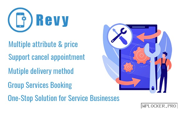 Revy v1.5 – WordPress booking system for repair service industries