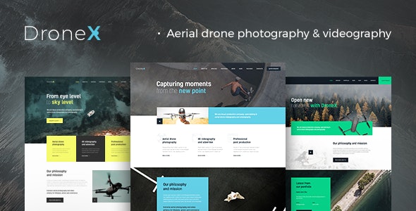 DroneX v1.1.0 – Aerial Photography & Videography WordPress Theme