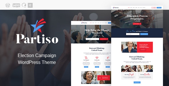 Partiso v1.1.1 – Political WordPress Theme for Party & Candidate