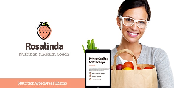 Rosalinda v1.0.2 – Health Coach & Vegetarian Lifestyle Blog WordPress Theme