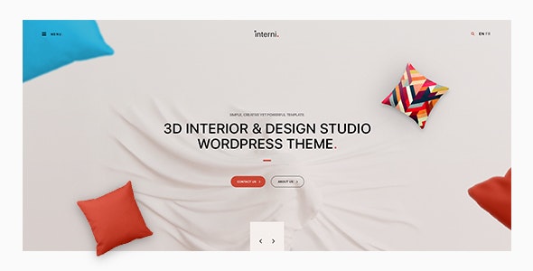 Interni v1.1 – 3D Interior & Design Studio WordPress Theme